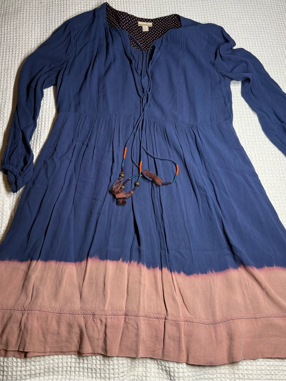 Lillibet Dip Dye Hombre Dress-Holding Horses/Anthropologie